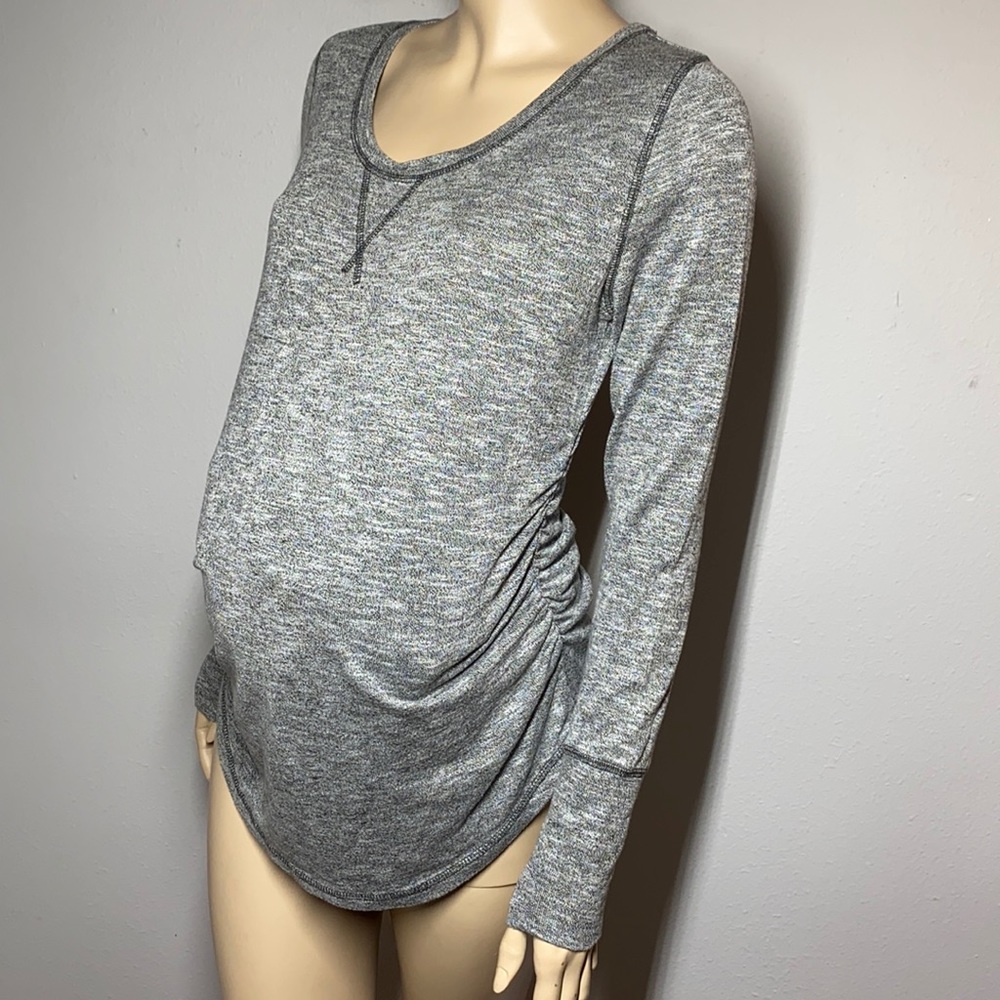 ✨HOST PICK✨ Long Sleeved Maternity Tee Ruched
